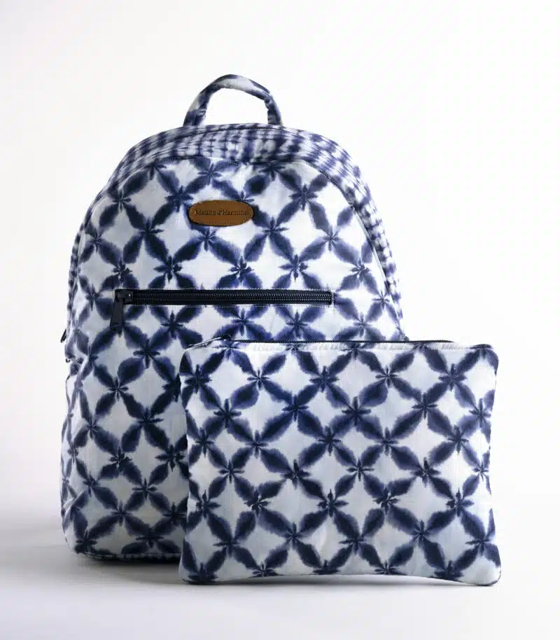 Shibori Backpack Bag
