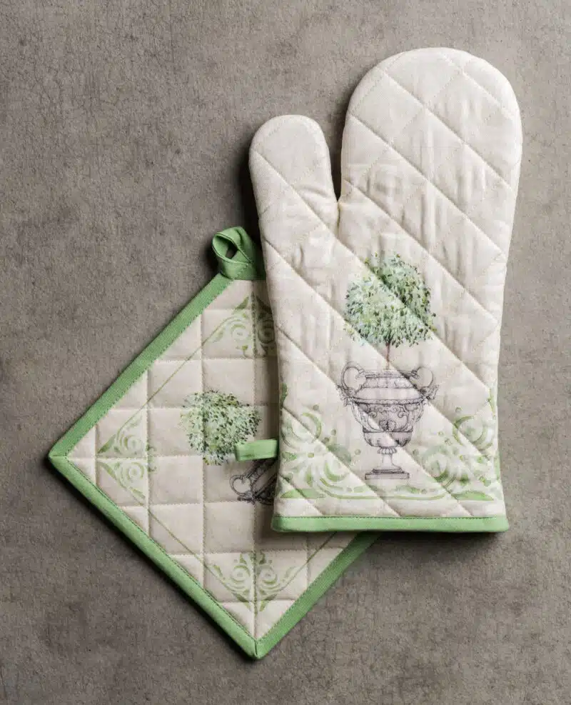 Jardin du Roy Glove & Potholder
