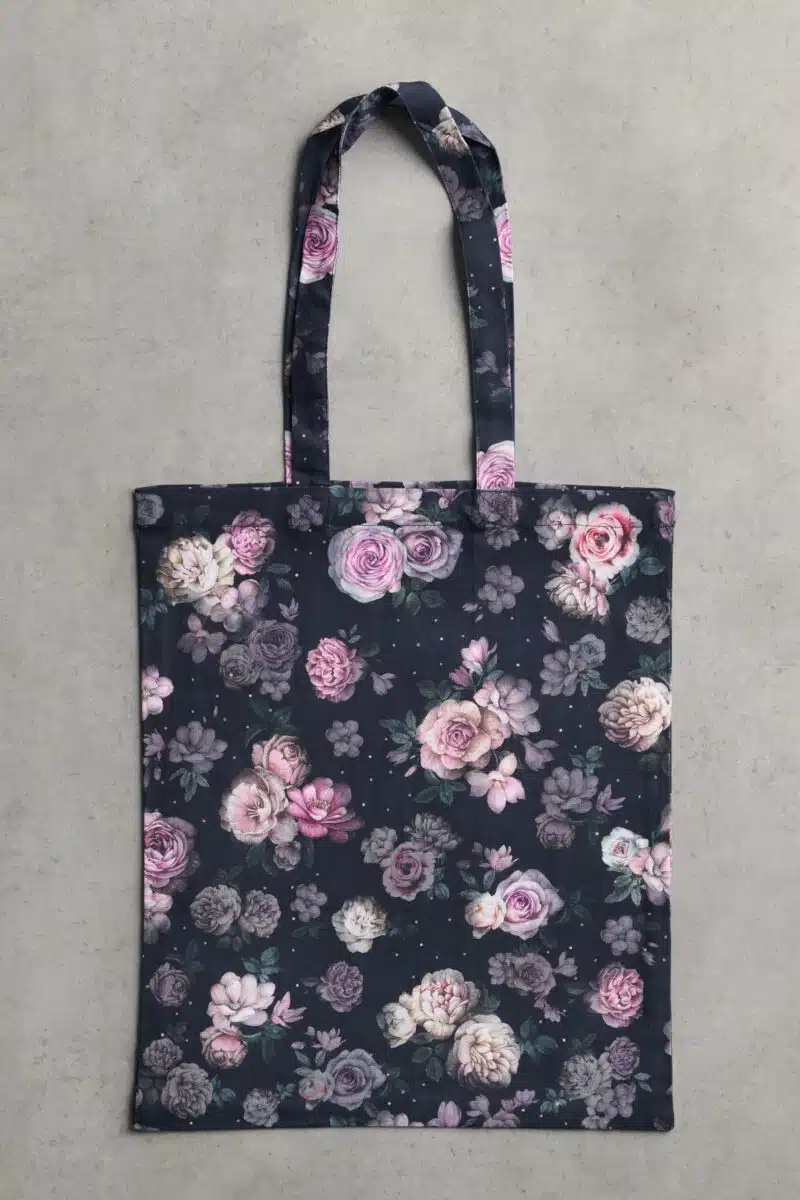 Moody Florals Basic Tote Bag