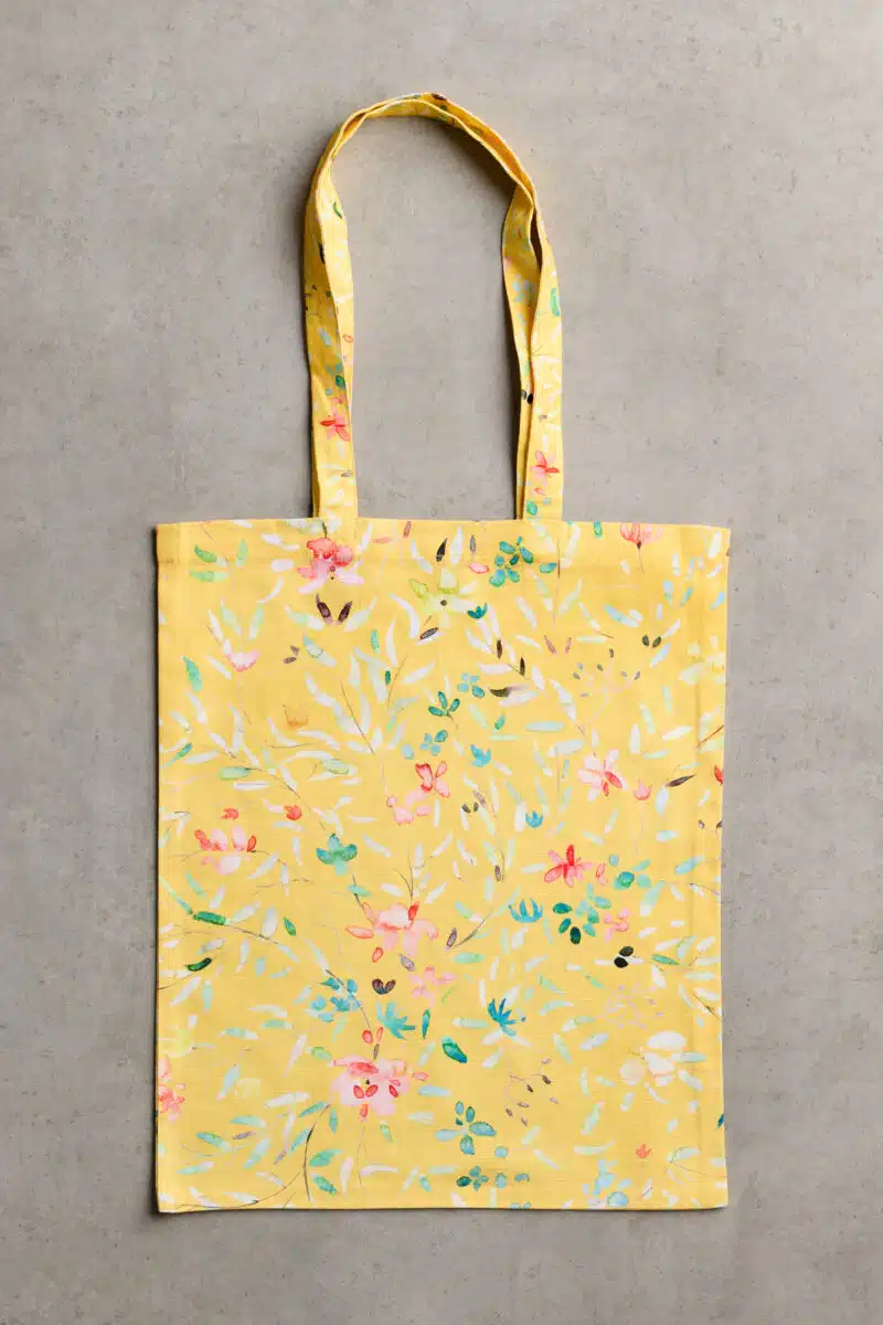 Colmar Yellow Basic Tote Bag