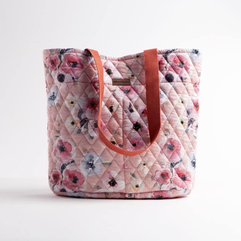 Romantic Poppy Shopping Bag