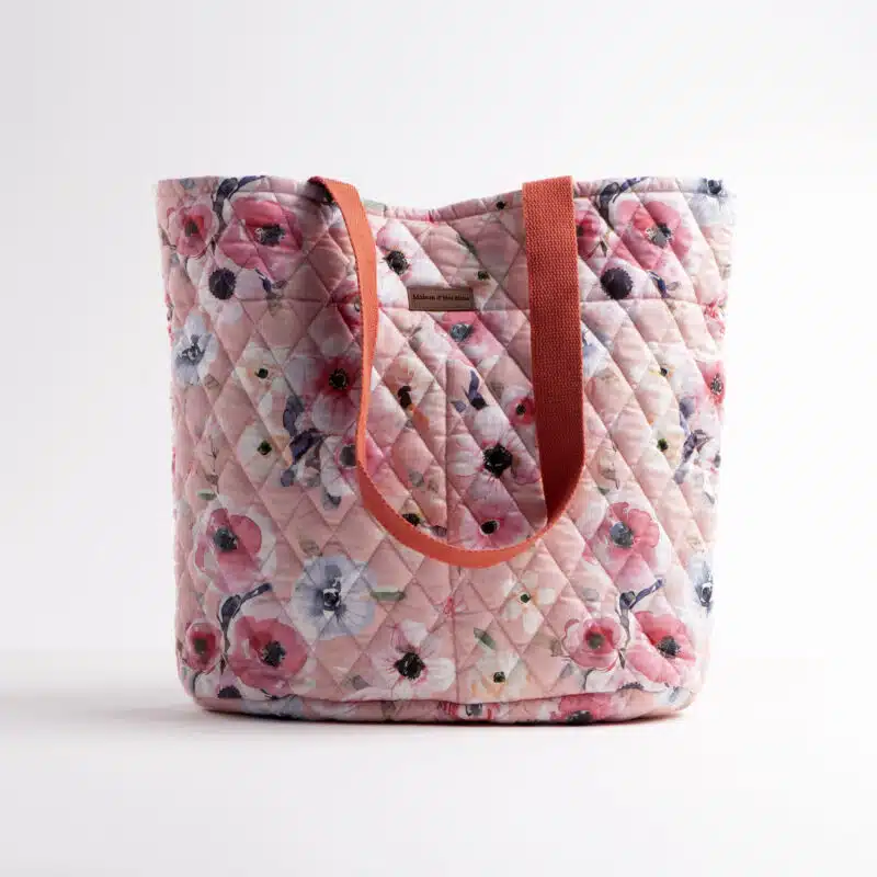 Romantic Poppy Shopping Bag