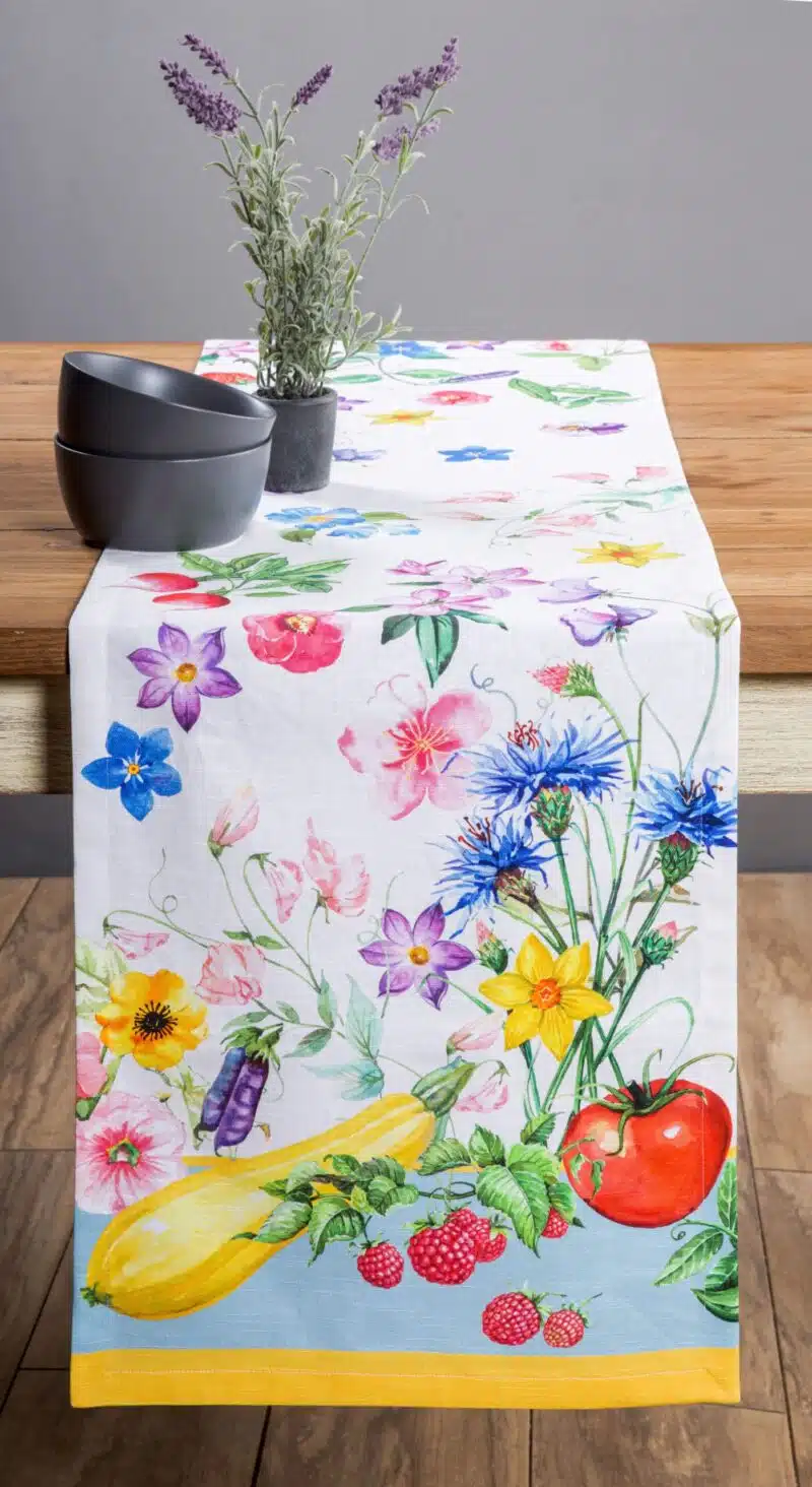 Giverny Table Runner-Single Side