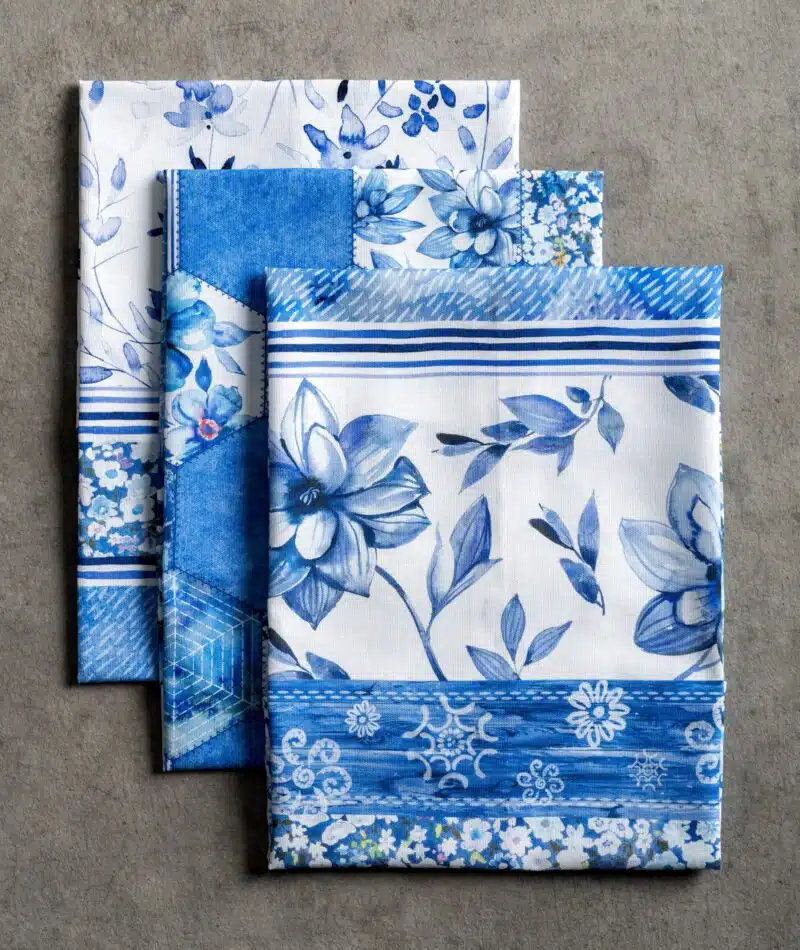 Summer Blues Kitchen Towel