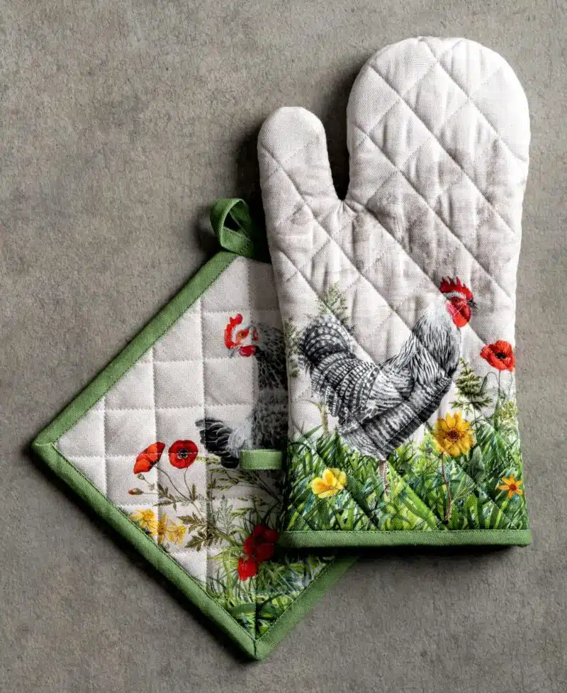 Basse Cour Glove & Potholder