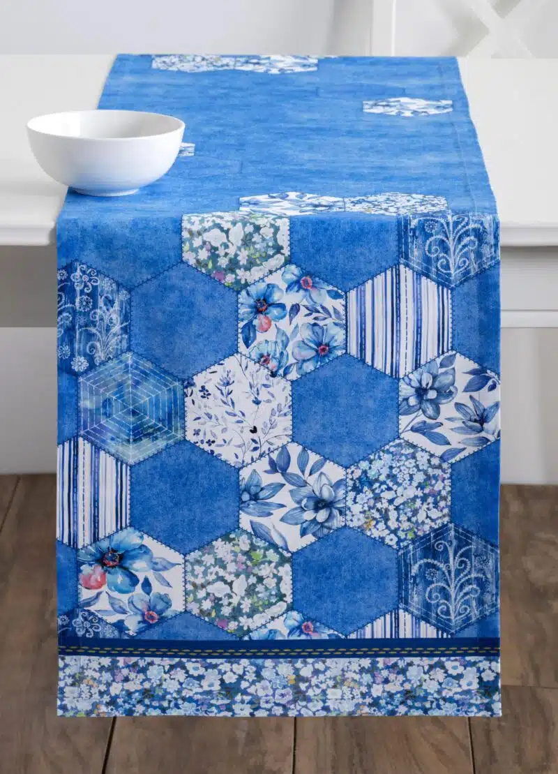 Summer Blues Table Runner-Single Side
