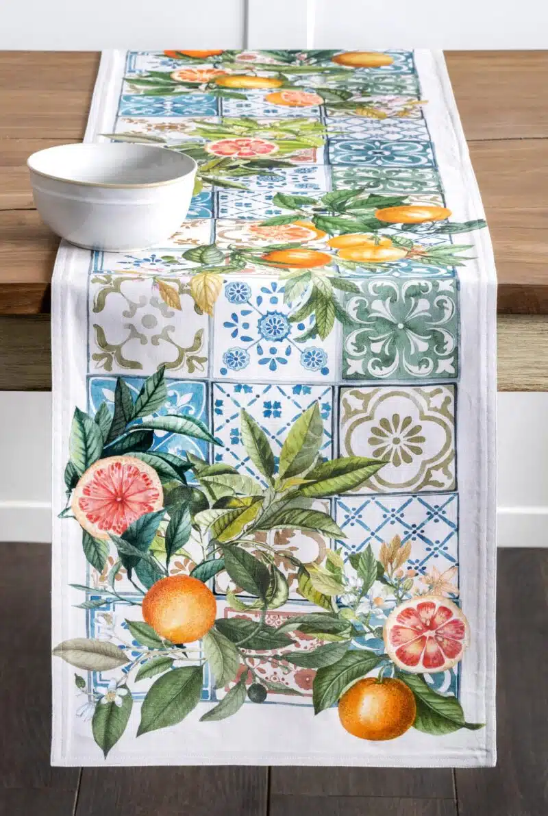 Agrume Table Runner-double side