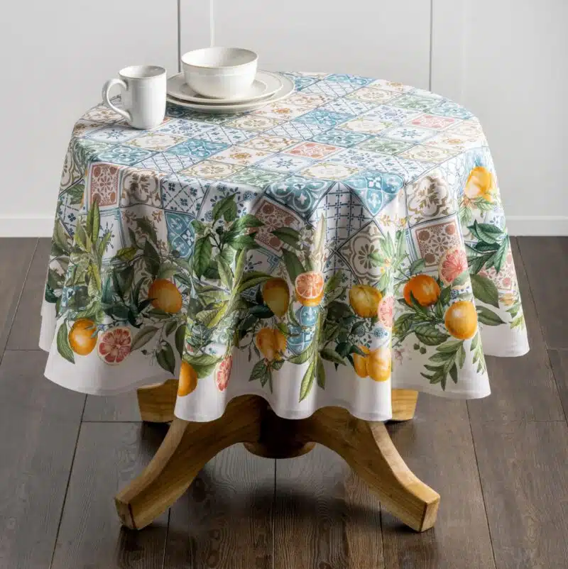 Agrume Round Tablecloth