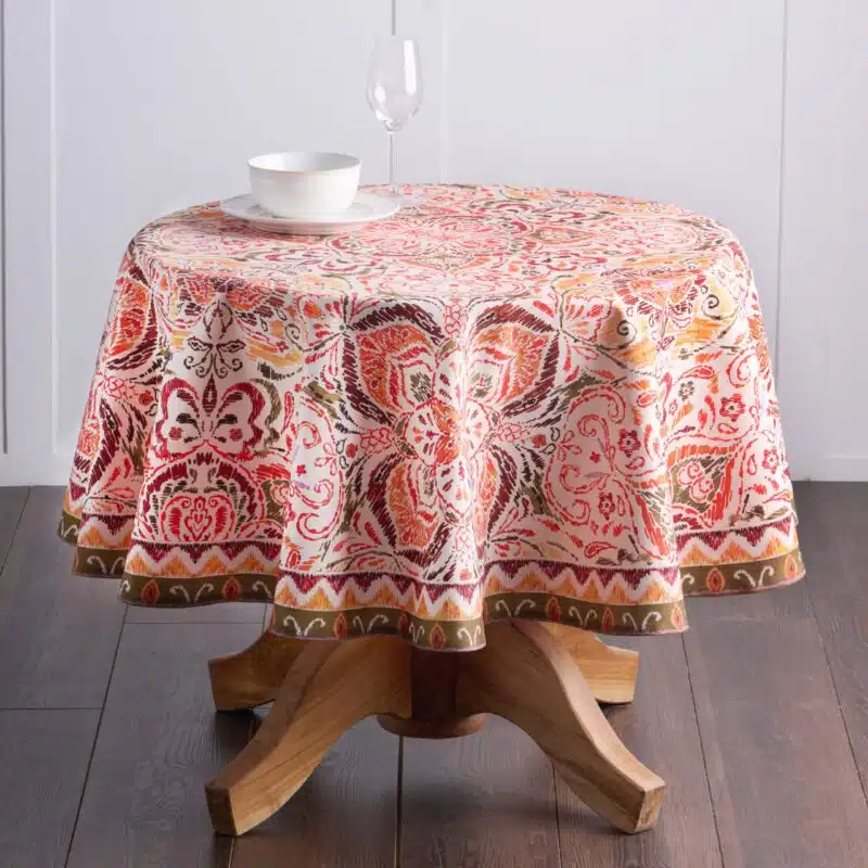 Damask Round Tablecloth