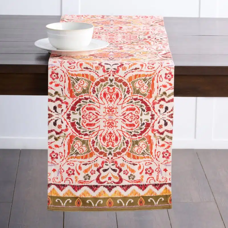 Damask Table Runner-double side