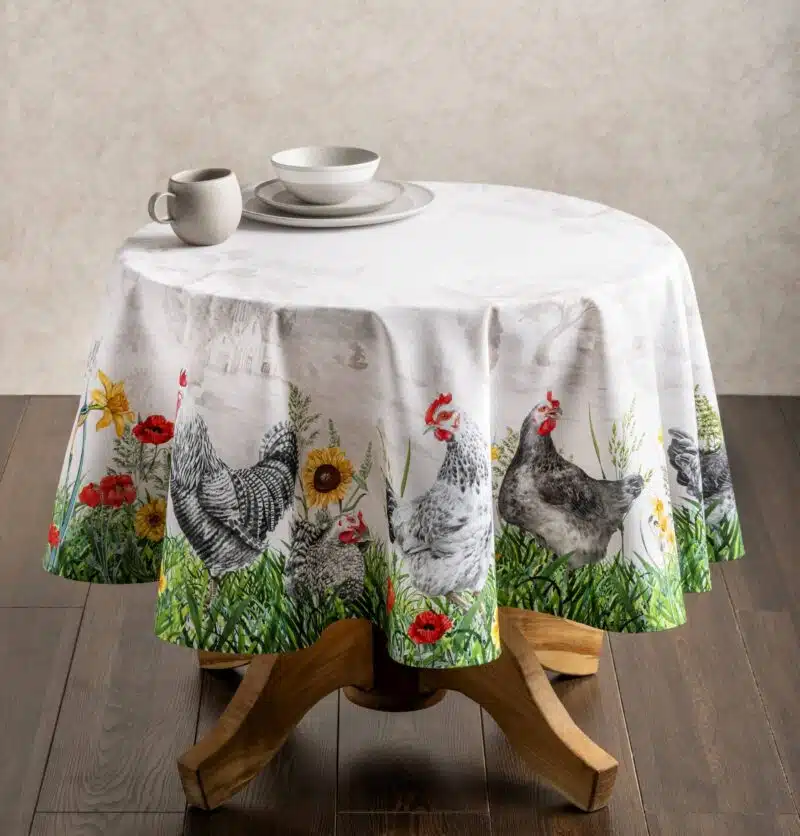 Basse Cour Round TableCloth