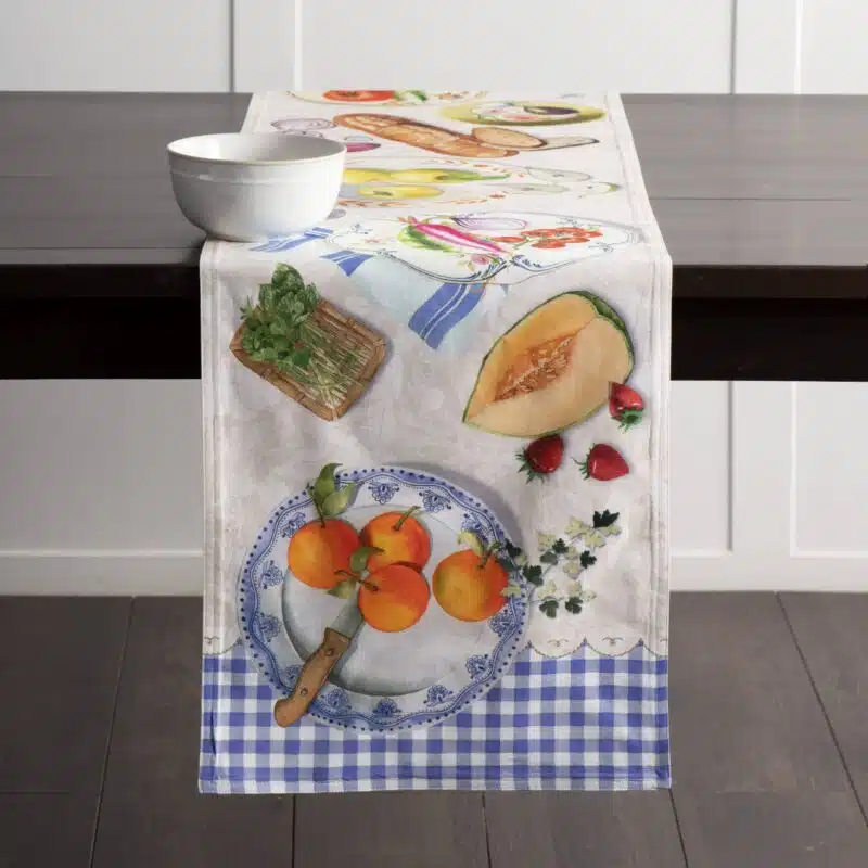 Gourmand Table Runner-double side