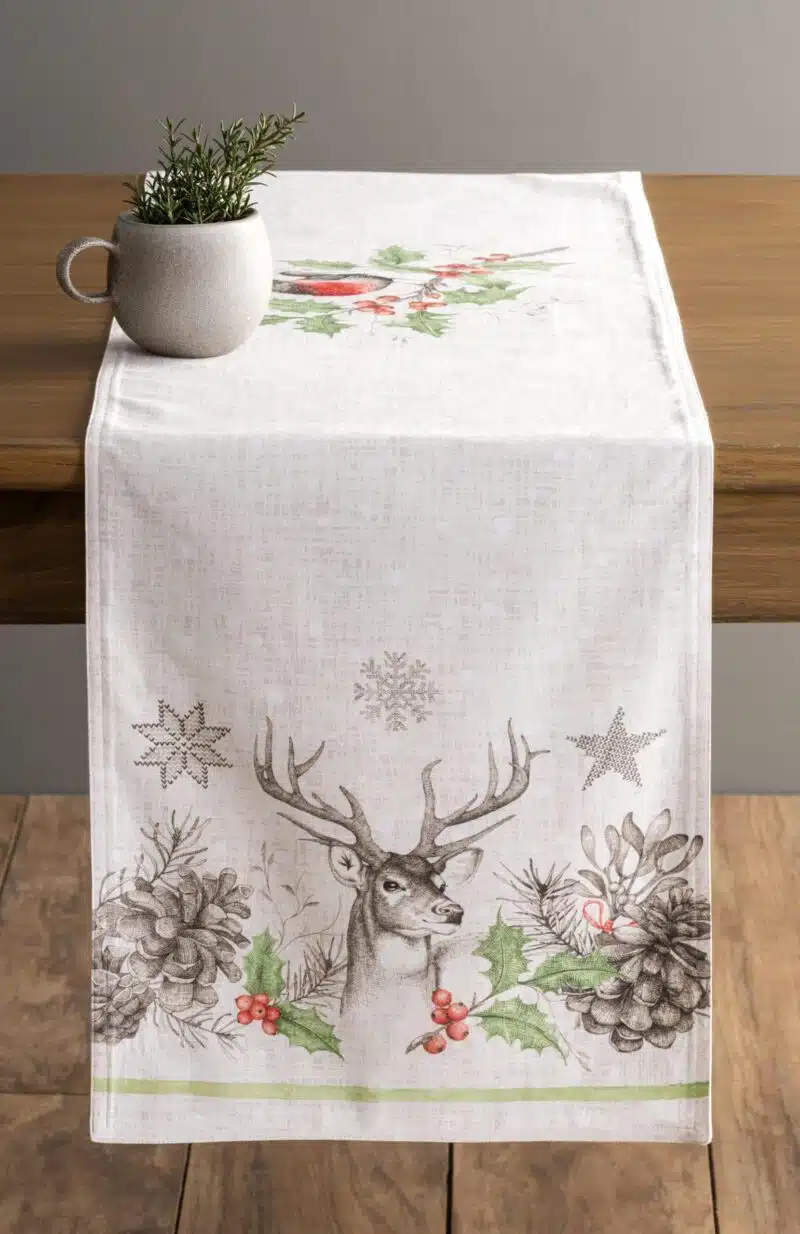 Christmas Dew Table Runner-Single Side