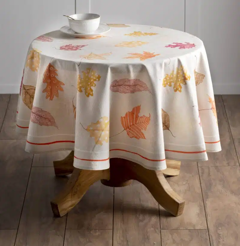 Colors of Autumn Round Tablecloth