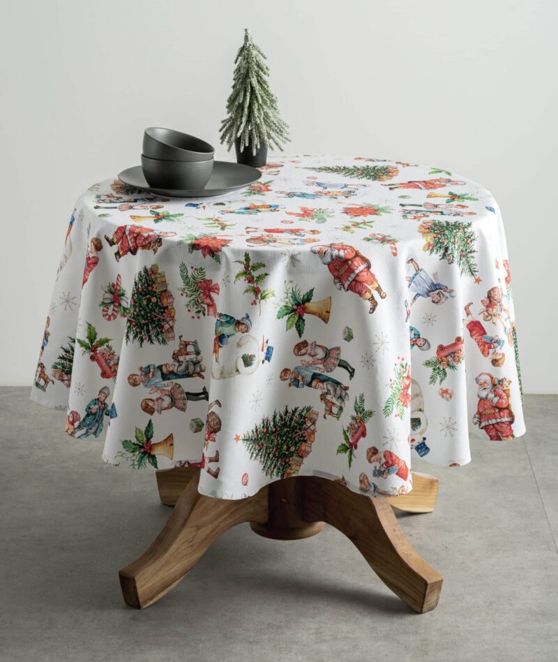 Chromo Round Tablecloth