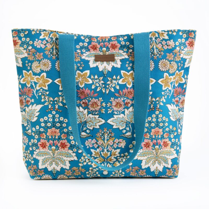 Marquise Blue Canvas Tote Bag