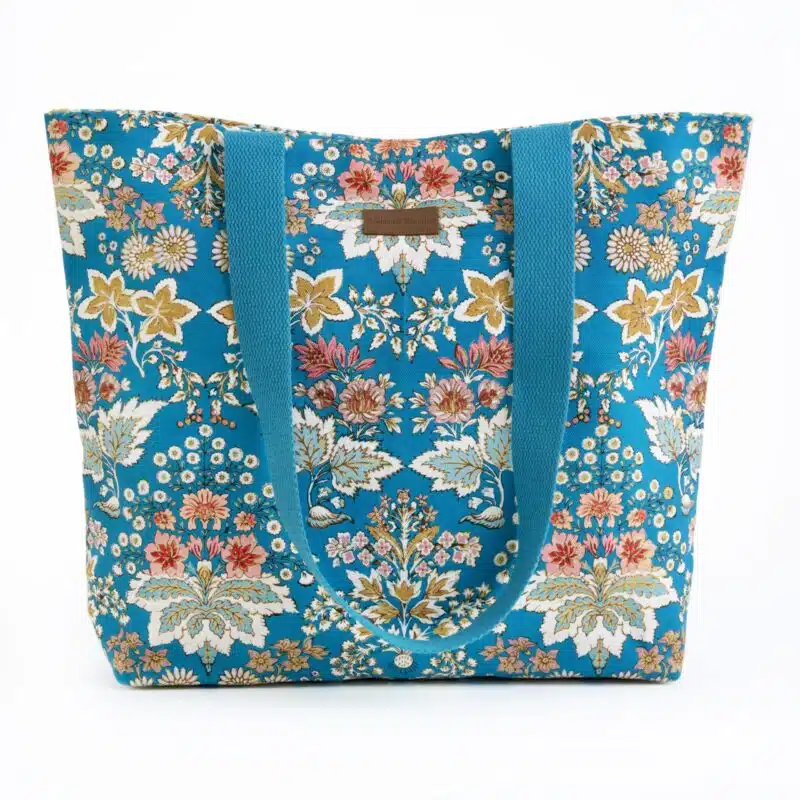 Marquise Blue Canvas Tote Bag