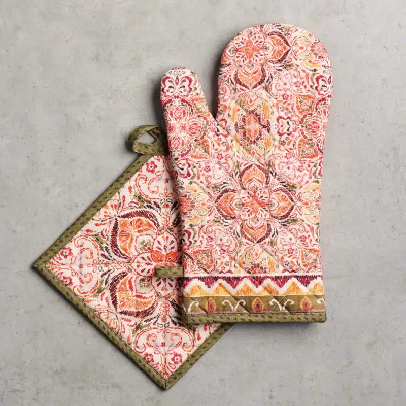 Damask Glove & Potholder
