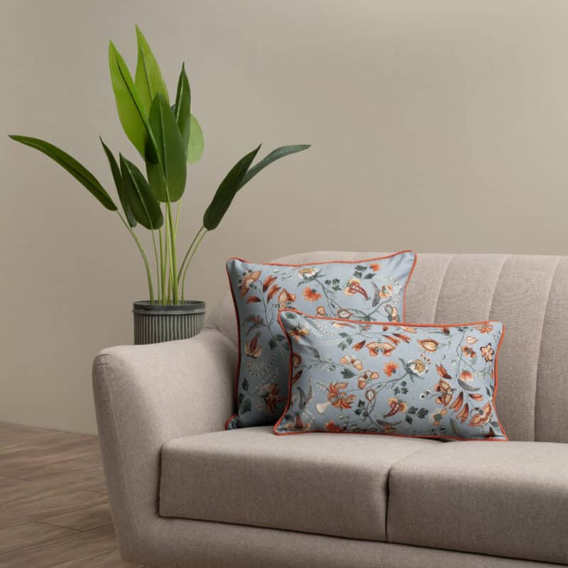 Dalida - Blue Decorative Cushion Cover