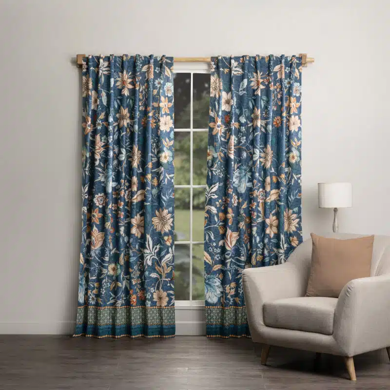 Luxury Loft – Dark Teal Curtain
