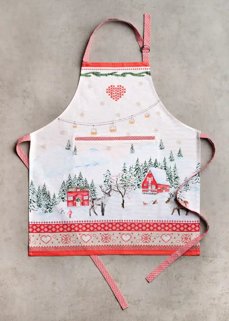 Rural Christmas Apron