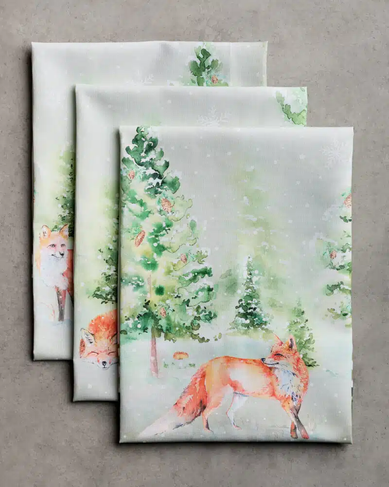 Winter Mornings Kitchen Towel