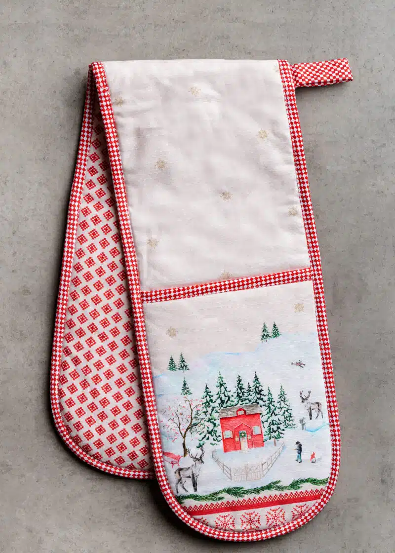 Rural Christmas Double Glove