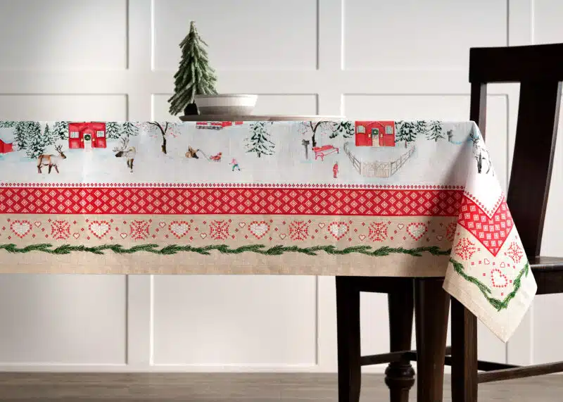 Rural Christmas Tablecloth