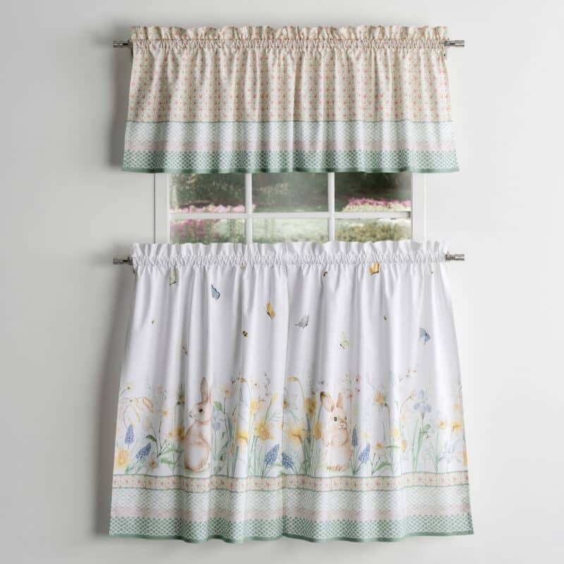 Easter Dew Kitchen Curtain