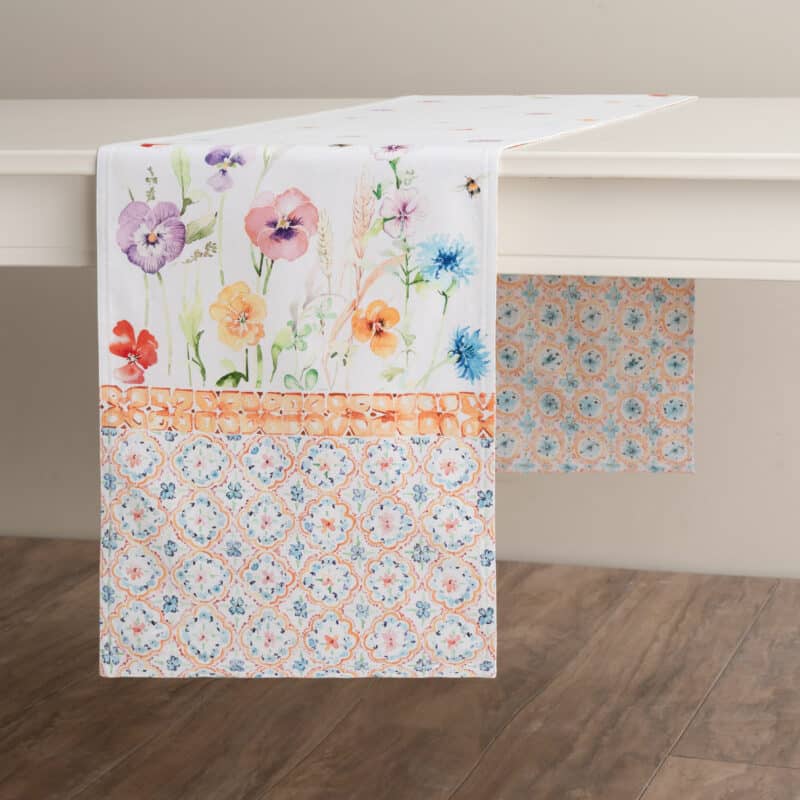 Summer Whisper Table Runner - Double Side