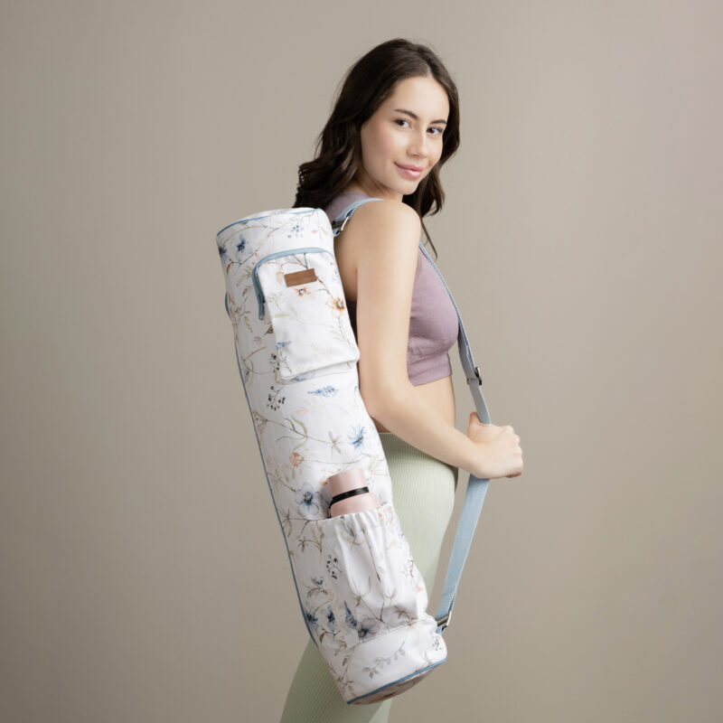 Ice Florals Yoga Mat Bag