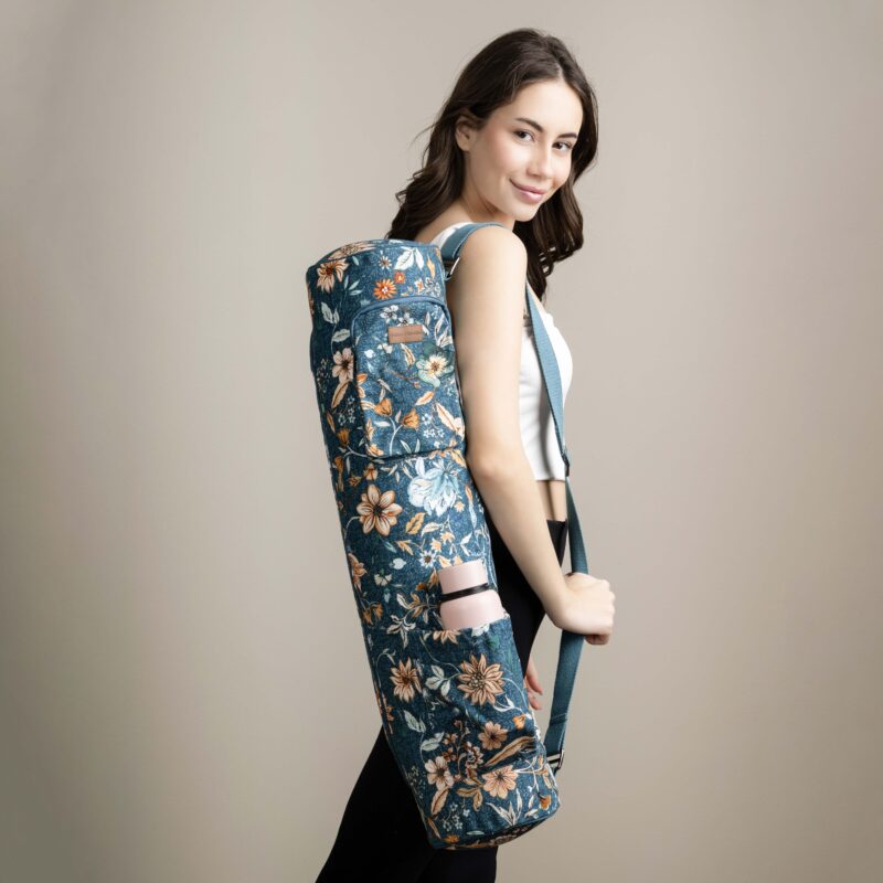 Luxury Loft-Dark Teal Yoga Mat Bag