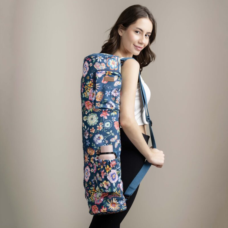 Happy Florals Yoga Mat Bag