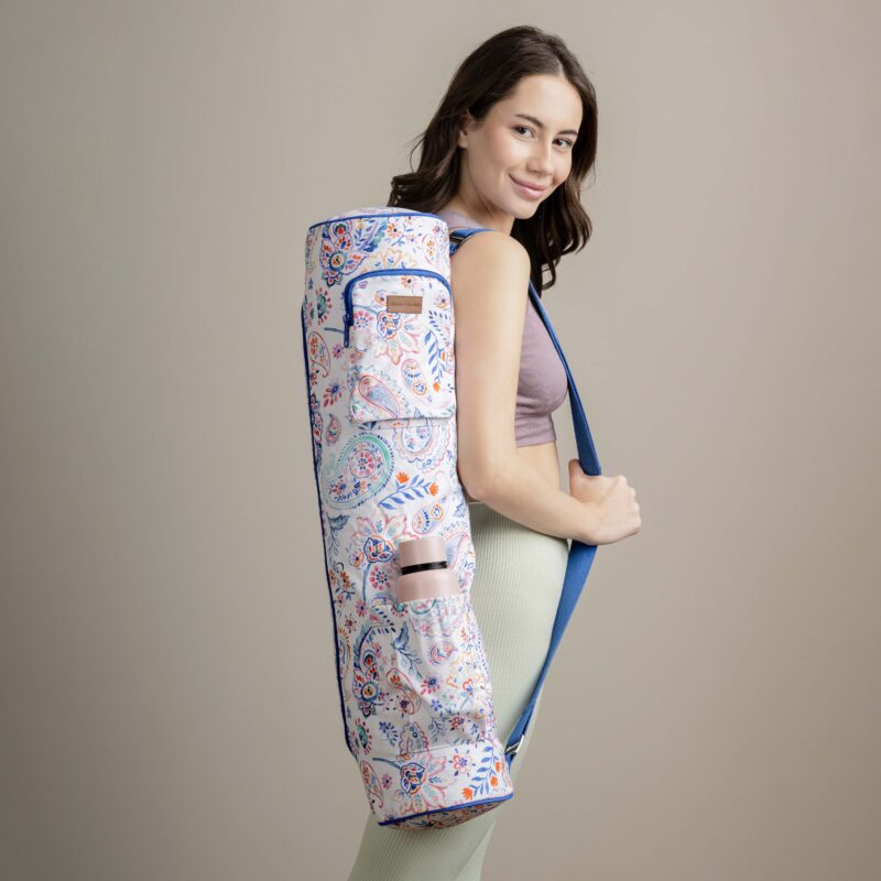 Indian Floral Yoga Mat Bag