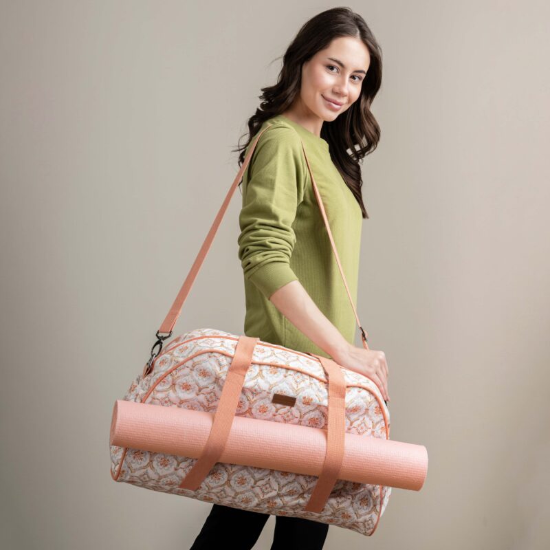 Fair Isle Yoga Mat Duffle Bag