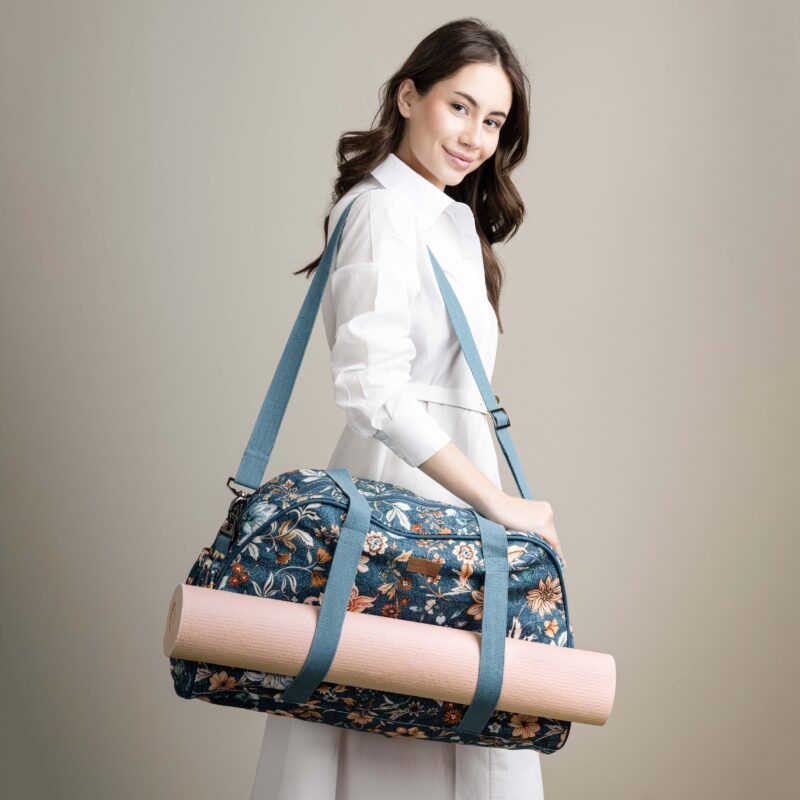 Luxury Loft-Dark Teal  Yoga Mat Duffle Bag