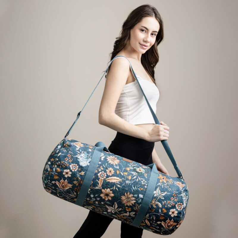 Luxury Loft-Dark Teal Yoga Mat Gym Bag