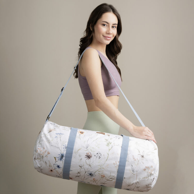 Ice florals Yoga Mat Gym Bag