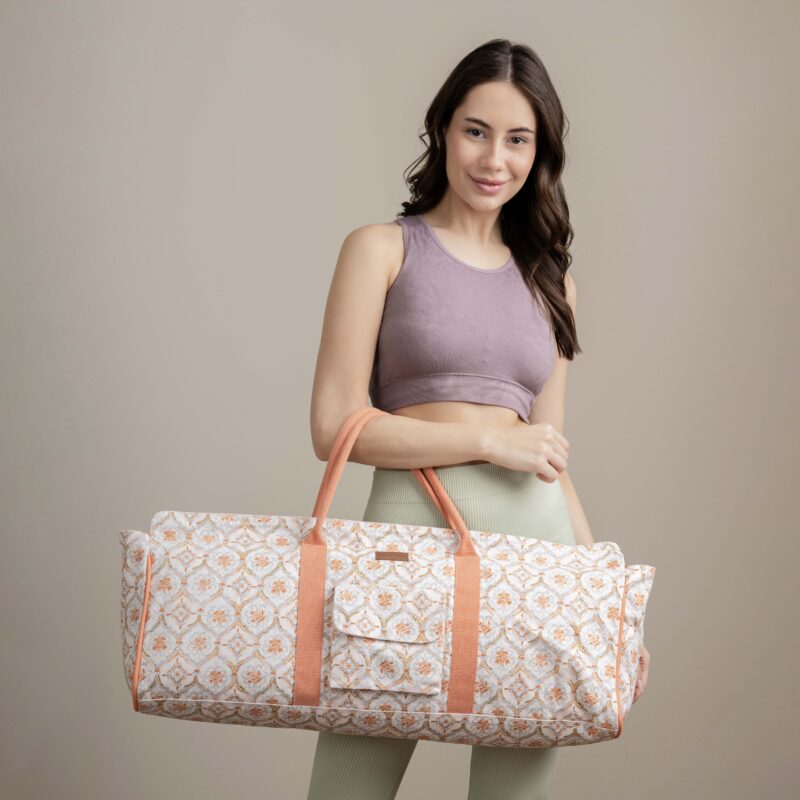 Fair Isle Yoga Mat Tote