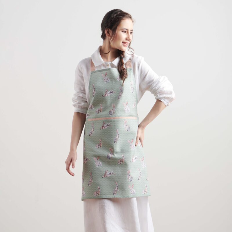 Rabbits At Dawn Everyday Apron