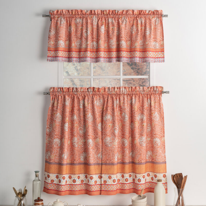 Harvest Festival Kitchen Curtain