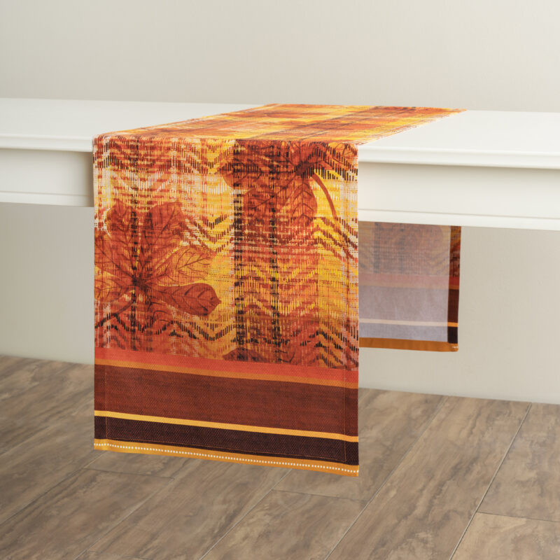 Thanksgiving Tartan Table Runner-Single Side