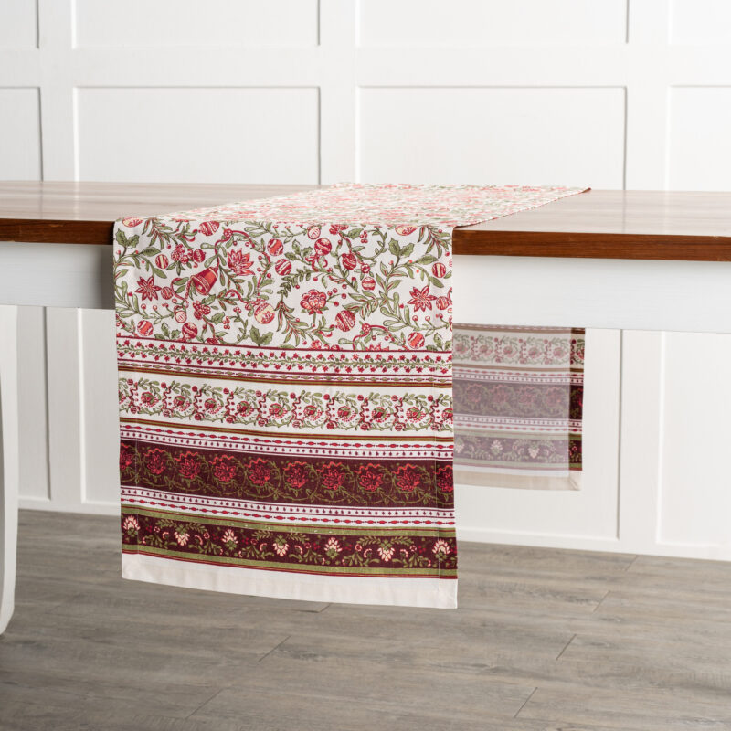 Reveillon Au Jardin Table Runner-Single Side