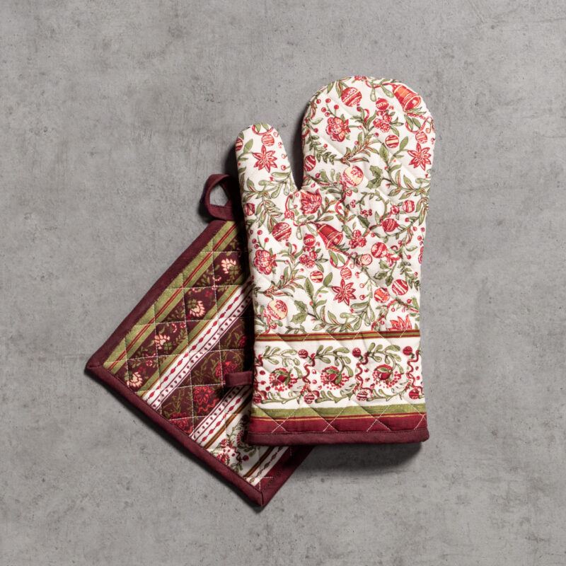 Reveillon Au Jardin Glove & Potholder
