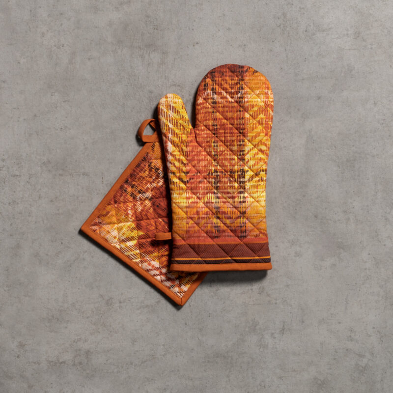 Thanksgiving Tartan Glove & Potholder