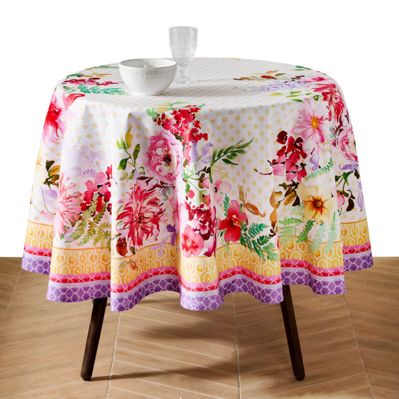 Summer Joy Round Tablecloth