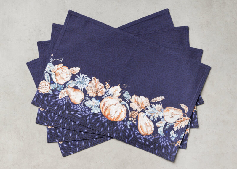 Pumpkin Blues Placemats