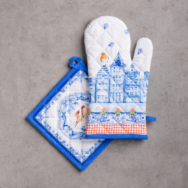 Amsterdam Canals Glove & Potholder