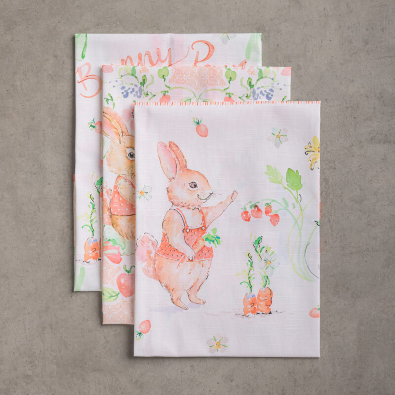 Bunny Party Kitchen Towel
