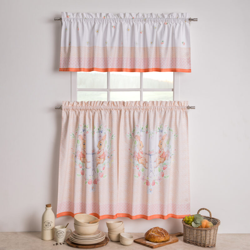Bunny Party Kitchen Curtain